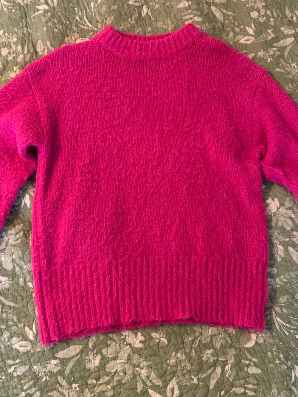 Pink Crew Neck Sweater